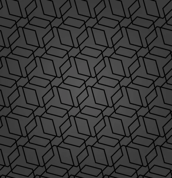 Geometrischer Abstrakter Vektor Achteckiger Hintergrund Geometrisches Dunkles Abstraktes Ornament Nahtloses — Stockvektor