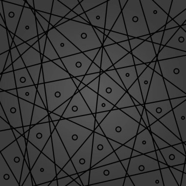 Geometric vector abstract pattern. Geometric dark modern ornament for designs and backgrounds