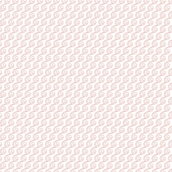 Seamless vector ornament. Modern wavy background. Geometric wavy pink modern pattern