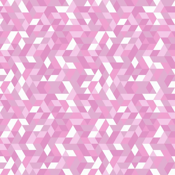 Geometric Vector Pattern Purple Pink White Triangles Geometric Modern Ornament — Image vectorielle