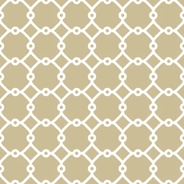 Seamless vector ornament in arabian style. Geometric abstract golden and white andbackground. Grill with pattern for wallpapers and backgrounds