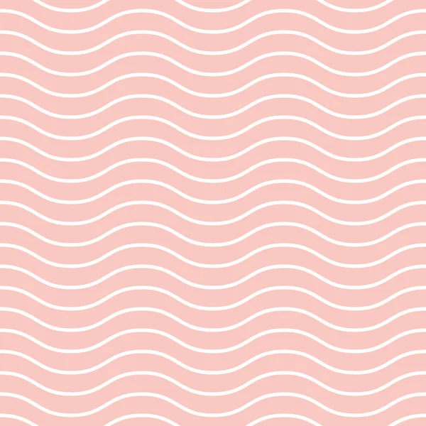 Seamless Vector Ornament Modern Wavy Background Geometric Modern Pattern Pink — Image vectorielle