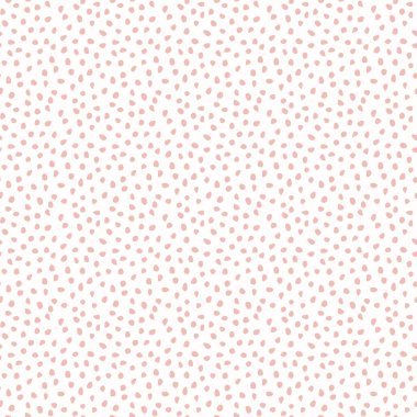 Seamless vector background with random pink elements. Abstract ornament. Seamles abstract pattern