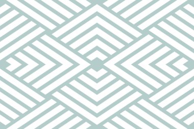 Kusursuz geometrik soyut vektör deseni eşkenler. Geometrik modern açık mavi ve beyaz süs. Kusursuz modern arkaplan