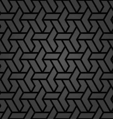 Seamless geometric background for your designs. Modern vector dark ornament. Geometric abstract pattern