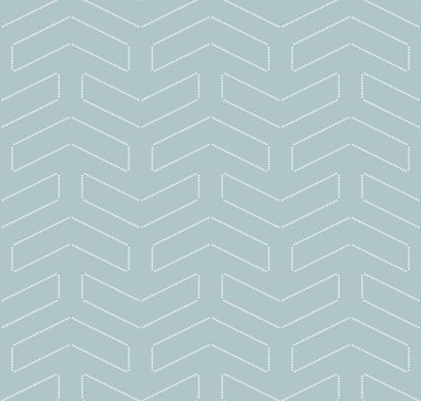 Noktalı elementlerle Geometrik açık mavi ve beyaz vektör deseni. Geometrik modern süs. Kusursuz soyut arkaplan