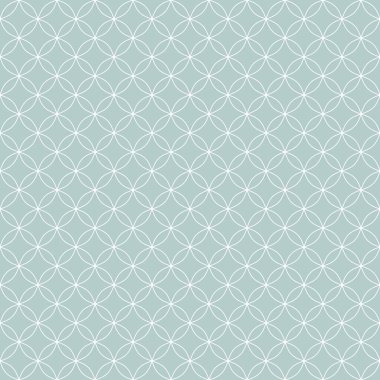 Tasarımlarınız için kusursuz geometrik arkaplan. Çemberlerle modern vektör süsü. Geometrik soyut açık mavi ve beyaz desen