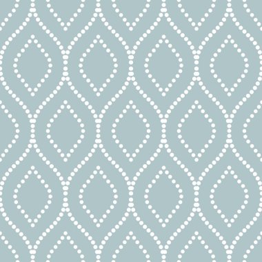 Geometrik noktalı vektör mavi ve beyaz desen. Sorunsuz soyut modern doku duvar kağıtları ve arka planlar