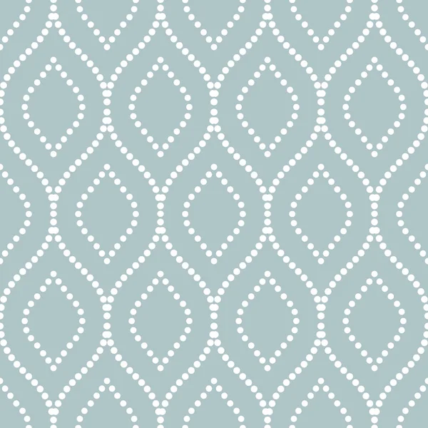 Patrón Geométrico Punteado Vector Azul Blanco Textura Moderna Abstracta Sin — Vector de stock