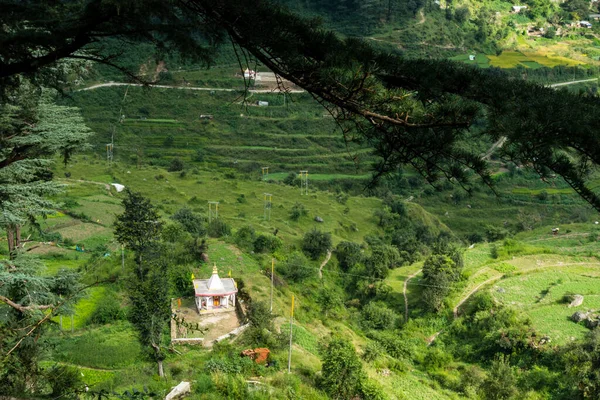 Small Hindu Temple Hills Himalayas Uttarakhand India — Stockfoto