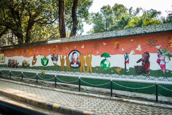 Febrero 2022 Dehradun City Uttarakhand India Muro Conmemorativo Guerra Luchador — Foto de Stock