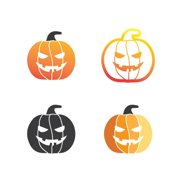 Векторная Иконка Поздравительной Открытки Хеллоуин Плаката — стоковый вектор