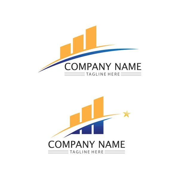 Emlak Binaları Vektör Logo Şablonları — Stok Vektör