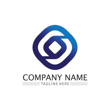 O logo İş Teknolojisi Çemberi logosu ve sembolleri Vektör Tasarımı Grafiği