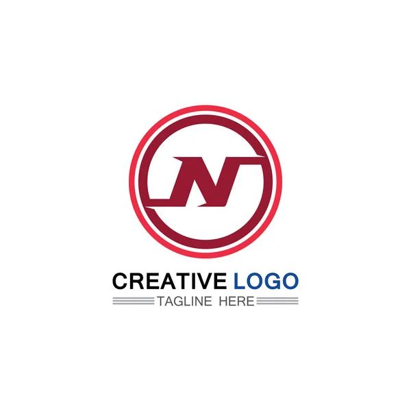 Logo Czcionek Firmy Logo Biznesu Litera Początkowa Wektor Projektu Litera — Wektor stockowy