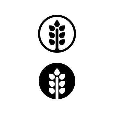 Pastalar ve Fırın ikonu logosu gıda vektörü ekmek vektörü, sembol ve ikon yiyecek tasarımı