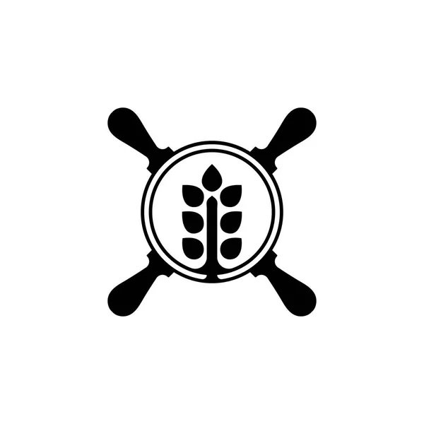 Торты Иконка Иконки Логотип Дизайн Пищевого Вектора Хлеба Вектор Символ — стоковый вектор