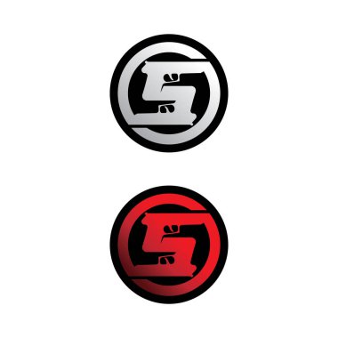 Silah logosu ve asker keskin nişancı vektör vurdu. 