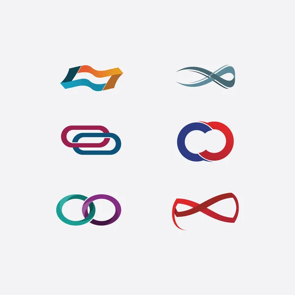 Logotipo Design Infinito Ícone Vetor Sinal Logotipo Criativo Para Negócio —  Vetores de Stock