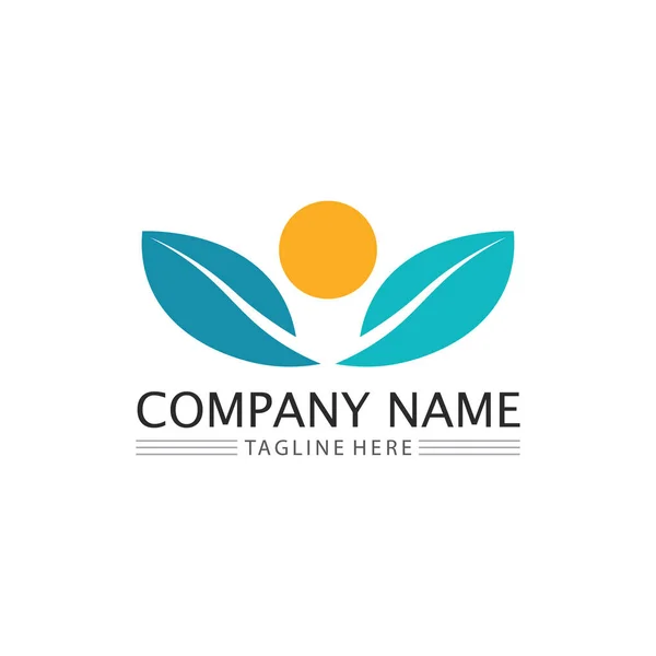 Communautair Logo Mensen Werken Team Business Vector Logo Design Groep — Stockvector