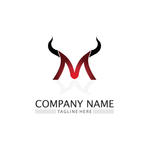 Lettera Carattere Logo Modello Vettoriale Illustrazione Disegno Logo Business Identità — Vettoriale Stock