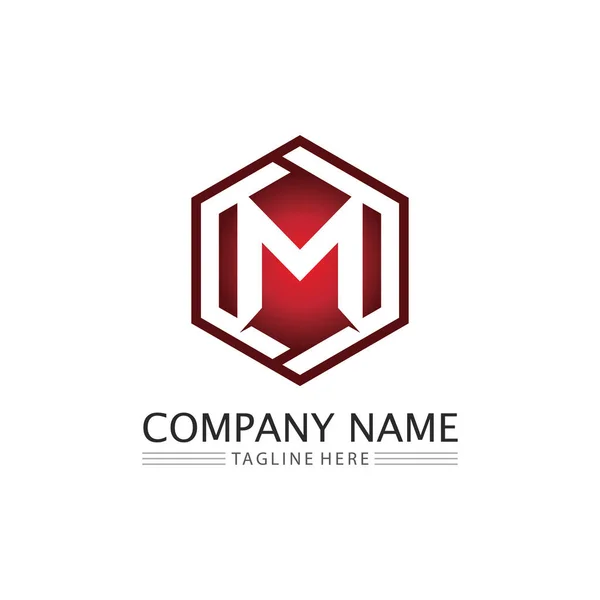 Λογότυπο Και Λογότυπο Εικονογράφησης Φορέα Πρότυπο Γραμματοσειράς Για Τις Επιχειρήσεις — Διανυσματικό Αρχείο