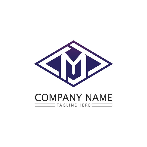 Letter Logo Logo Návrhu Vektorové Ilustrace Písma Pro Obchod Identitu — Stockový vektor
