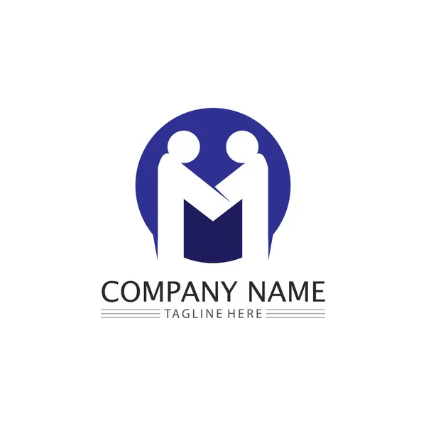 Letter Logo Template Vector Illustratie Ontwerp Logo Voor Bedrijf Identiteit — Stockvector