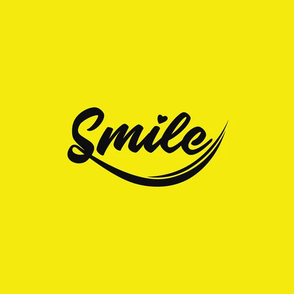 Sourire Icône Sourire Logo Vectoriel Design Heureux Emoticon Entreprise Design — Image vectorielle
