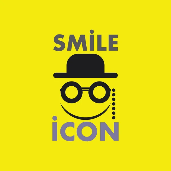 Smile Icon Smile Logo Vektor Design Happy Emoticon Unternehmen Lustiges — Stockvektor