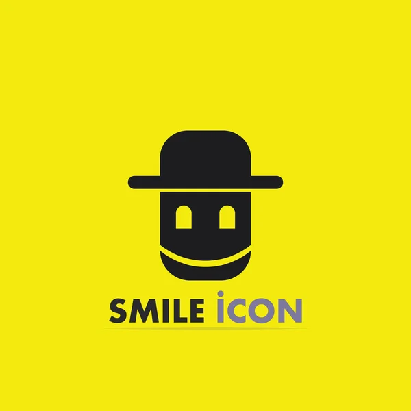 Smile Icon Smile Logo Vector Design Happy Emoticon Business Funny — Stock Vector