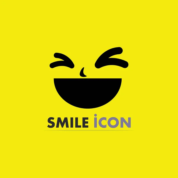 微笑图标 标识向量设计快乐情绪商务 有趣的设计和向量情感快乐 — 图库矢量图片