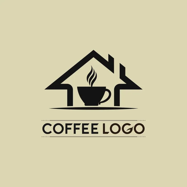 Taza Café Logo Plantilla Vector Icono Diseño — Vector de stock