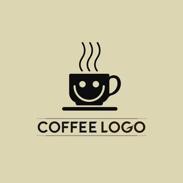 Taza Café Logo Plantilla Vector Icono Diseño — Vector de stock