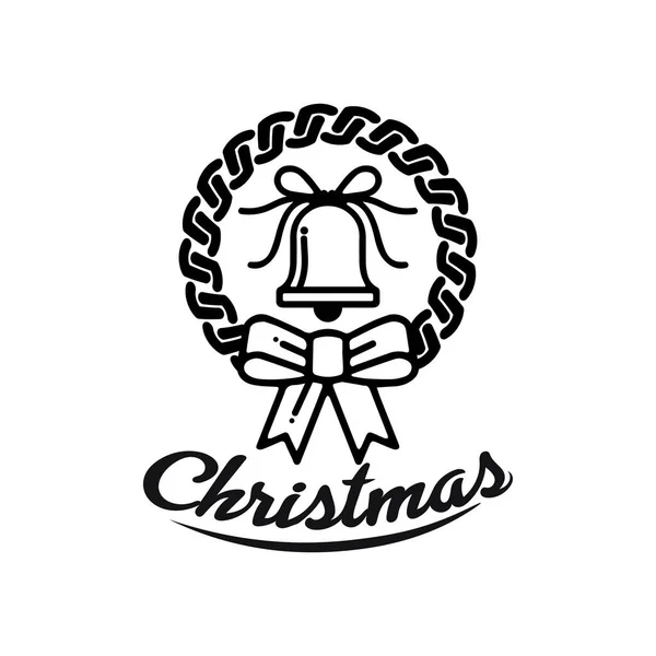 Logotipo Natal Símbolo Ilustração Imagem Ícone Vetor Design Símbolo — Vetor de Stock