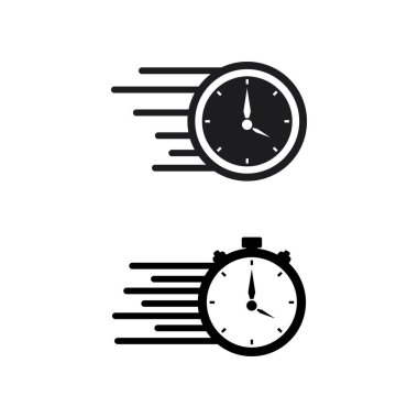 Daha Hızlı Logo Şablonu vektör çizimi tasarımı