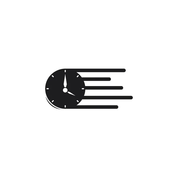Logotipo Más Rápido Plantilla Vector Icono Ilustración Diseño — Vector de stock