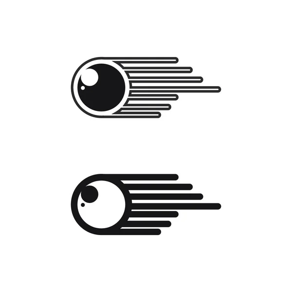 Flecha Vector Más Rápido Icono Ilustración Logo Plantilla Diseño — Vector de stock