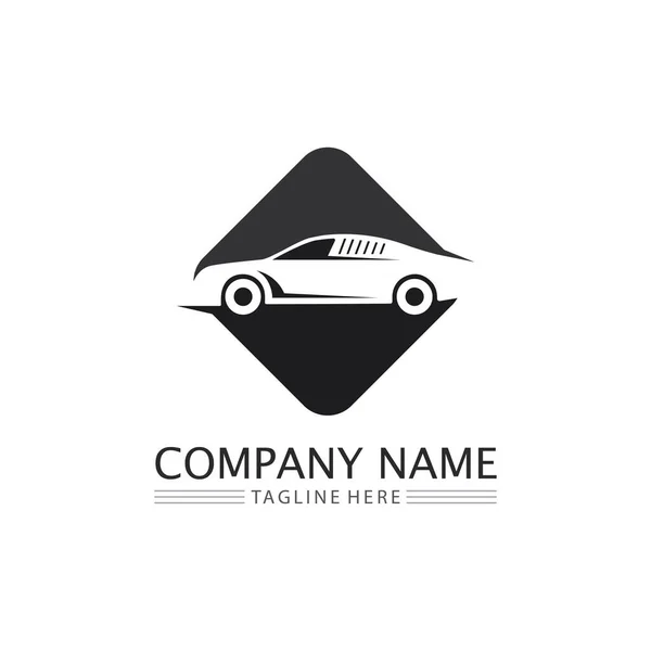 Car Icons Vector Logo Automobiles Travel Truck Bus Other Transport — Image vectorielle