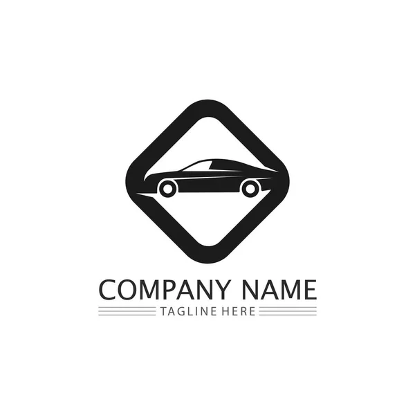 Car Icons Vector Logo Automobiles Travel Truck Bus Other Transport — Stock vektor