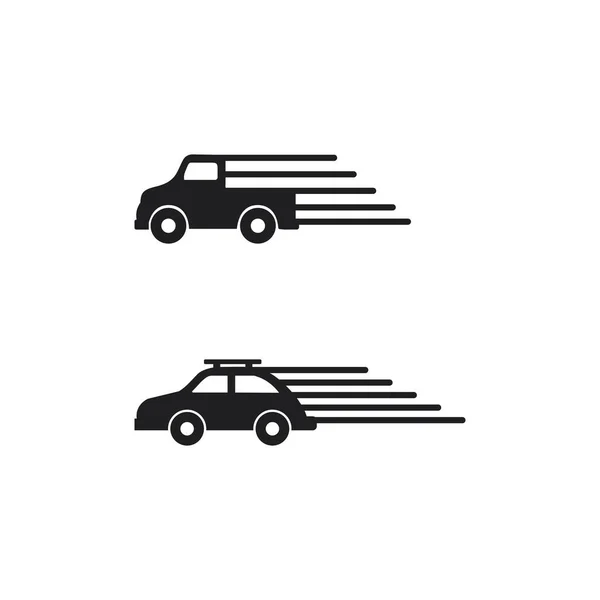 Car Icons Vector Logo Automobiles Travel Truck Bus Other Transport — 스톡 벡터