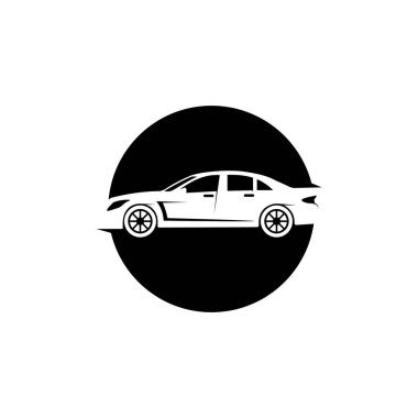 Car icons and vector logo automobiles for travel truck bus and other transport vector signs design illustration