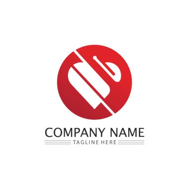 Kalp logosu ve Güzel Aşk Vektörü ikonu sevgililer günü ve romantik illüstrasyon tasarım şablonu