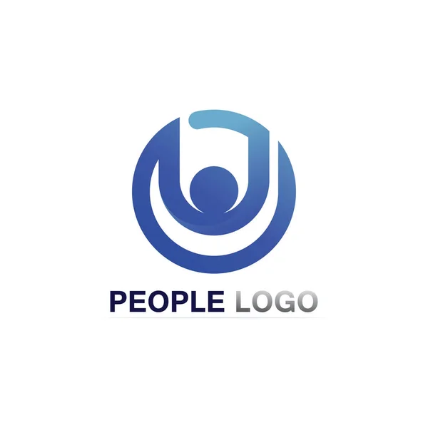People Icon Çalışma Grubu Vektör Illüstrasyon Tasarımı — Stok Vektör