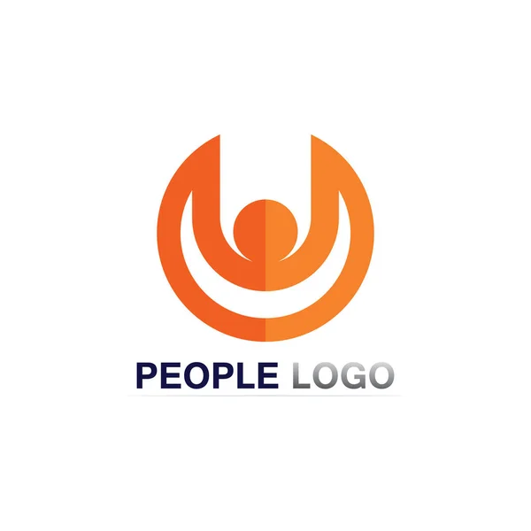 Groupe Travail People Icon Illustration Vectorielle — Image vectorielle