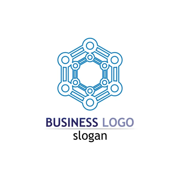 Logo Type Vector Design Bedrijf Bedrijf Identiteit Stijl Icoon Logo — Stockvector