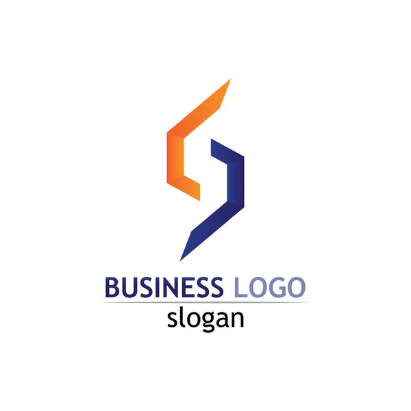 Tipo Logo Vector Design Business Azienda Identità Stile Icona Logo — Vettoriale Stock