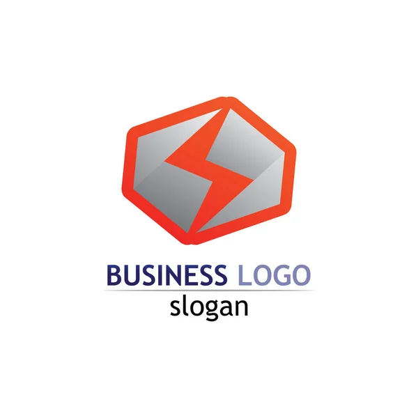 Logo Type Vector Design Business Company Identity Style Icon Logo — Stock Vector