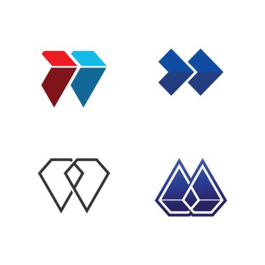 Logo tipi vektör tasarım işi, şirket, kimlik, biçim simgesi yaratıcı