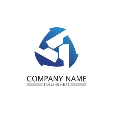 Logo tipi vektör tasarım işi, şirket, kimlik, biçim simgesi yaratıcı